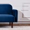 Best Choice Products Curved Convertible Futon, Velvet Fabric Split-Back Sleeper Bed